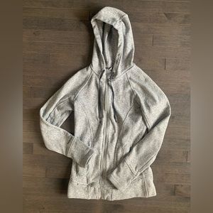 Underarmour Storm Tech Heathered Gray Hooded Zip Up Women’s S
